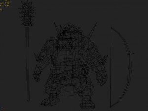 low poly 3d monster - ashdo 3D Model