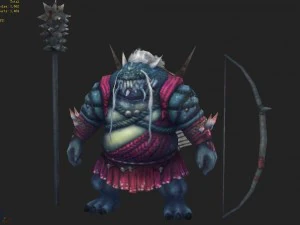 低ポリ 3D モンスター - アシュド 3Dモデル