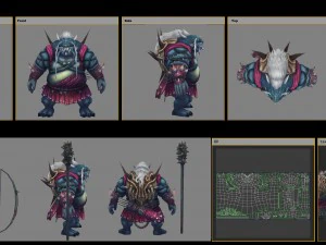 低ポリ 3D モンスター - アシュド 3Dモデル