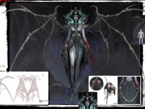 monstruo 3d de baja poli - hueso de dama Modelo 3D