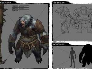 mostro 3D low poly - vento bianco 06 Modello 3D