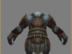 low poly 3d monster - white wind 06 3D Model