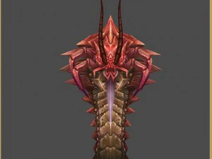low poly 3d monster - one hundred years old 3D Model