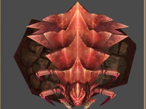 low poly 3d monster - one hundred years old Modelo 3D
