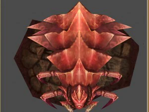 low poly 3d monster - one hundred years old 3D Model