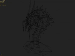 low poly 3d monster - one hundred years old 3D Model