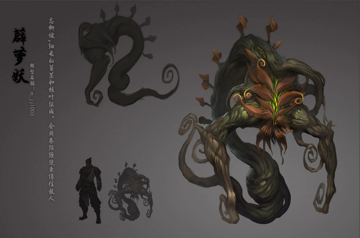 low poly 3d monster - the dill demon 3D Model .c4d .max .obj .3ds .fbx .stl .blend