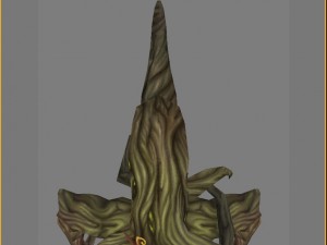 low poly 3d monster - the dill demon 3D 模型