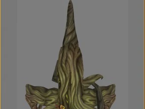 low poly 3d monster - the dill demon 3D Model
