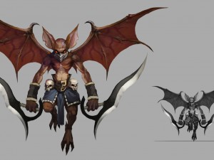 low poly 3d monster - batman 3D Model