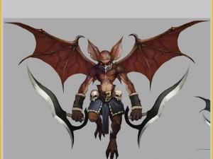 low poly 3d monster - batman 3D Модель