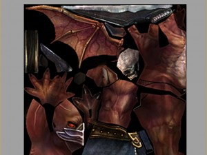 low poly 3d monster - batman 3D Модель