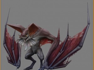 low poly 3d monster - batman 03 Modelo 3D