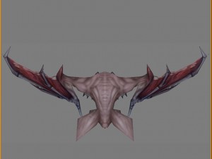 low poly 3d monster - batman 03 Modelo 3D
