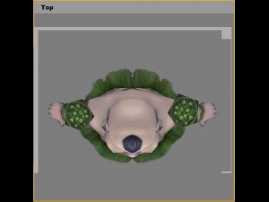 low poly 3d monster - twin lotus monster Model 3D