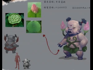 低ポリ 3D モンスター - ツイン ロータス モンスター 02 3Dモデル