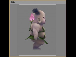 low poly 3d monster - the twin lotus monster 02 3D मॉडल