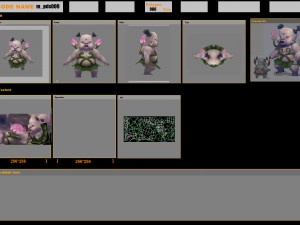 low poly 3d monster - the twin lotus monster 02 3D मॉडल