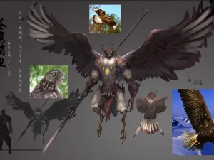 로우 폴리 3D 몬스터 - 참매 센티넬 3D 모델