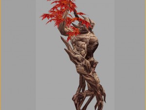 low poly 3d monster - naked monster Model 3D