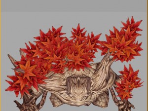 low poly 3d monster - naked monster Model 3D