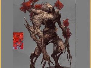 low poly 3d monster - naked monster 3D Model