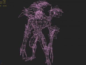 low poly 3d monster - naked monster 3D Model