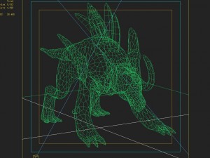 low poly 3d monster - female kunyu 02 Modèle 3D
