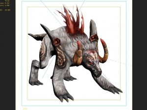 low poly 3d monster - female kunyu 02 Modèle 3D