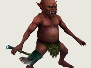low poly 3d monster - booster 3Dモデル