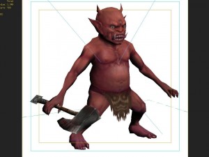 low poly 3d monster - booster 3D Модель