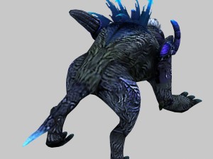 low poly 3d monster - grand kunyu Model 3D