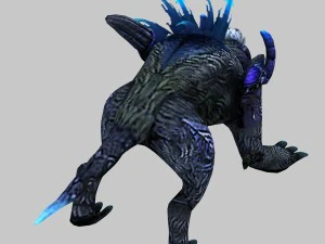 low poly 3d monster - grand kunyu 3D Model