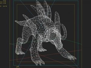 low poly 3d monster - grand kunyu 3D Model
