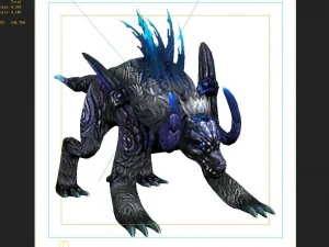low poly 3d monster - grand kunyu 3D Model