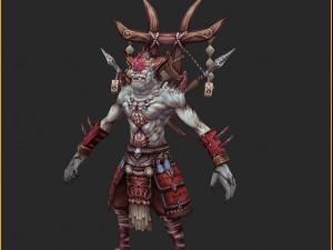 low poly 3d monster - local government executors Modelo 3D