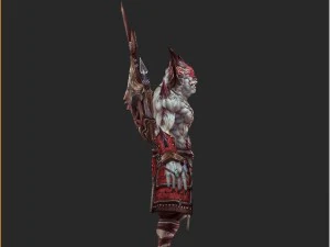 low poly 3d monster - local government executors 3D Model