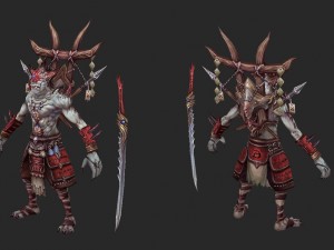 low poly 3d monster - local government executors Modelo 3D