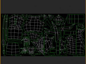 low poly 3d monster - local government executors Modelo 3D