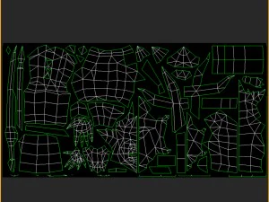 low poly 3d monster - local government executors 3D Model