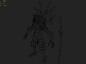 low poly 3d monster - local government executors Modelo 3D