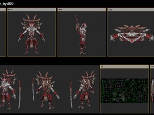 low poly 3d monster - local government executors Modelo 3D