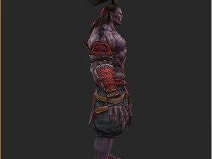 low poly 3d monster - departures officer 3D Model
