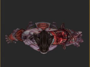 low poly 3d monster - departures officer 3D Model