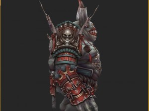 low poly 3d monster - the depressors 3Dモデル