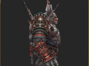 low poly 3d monster - the depressors 3D Model