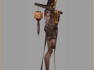 low poly 3d monster - vergil 3D Model