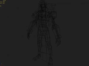 low poly 3d monster - vergil 3D Model