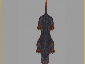 low poly 3d monster - hellhound 3D Model