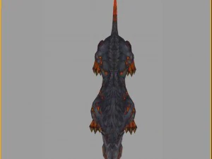 low poly 3d monster - hellhound 3D Model